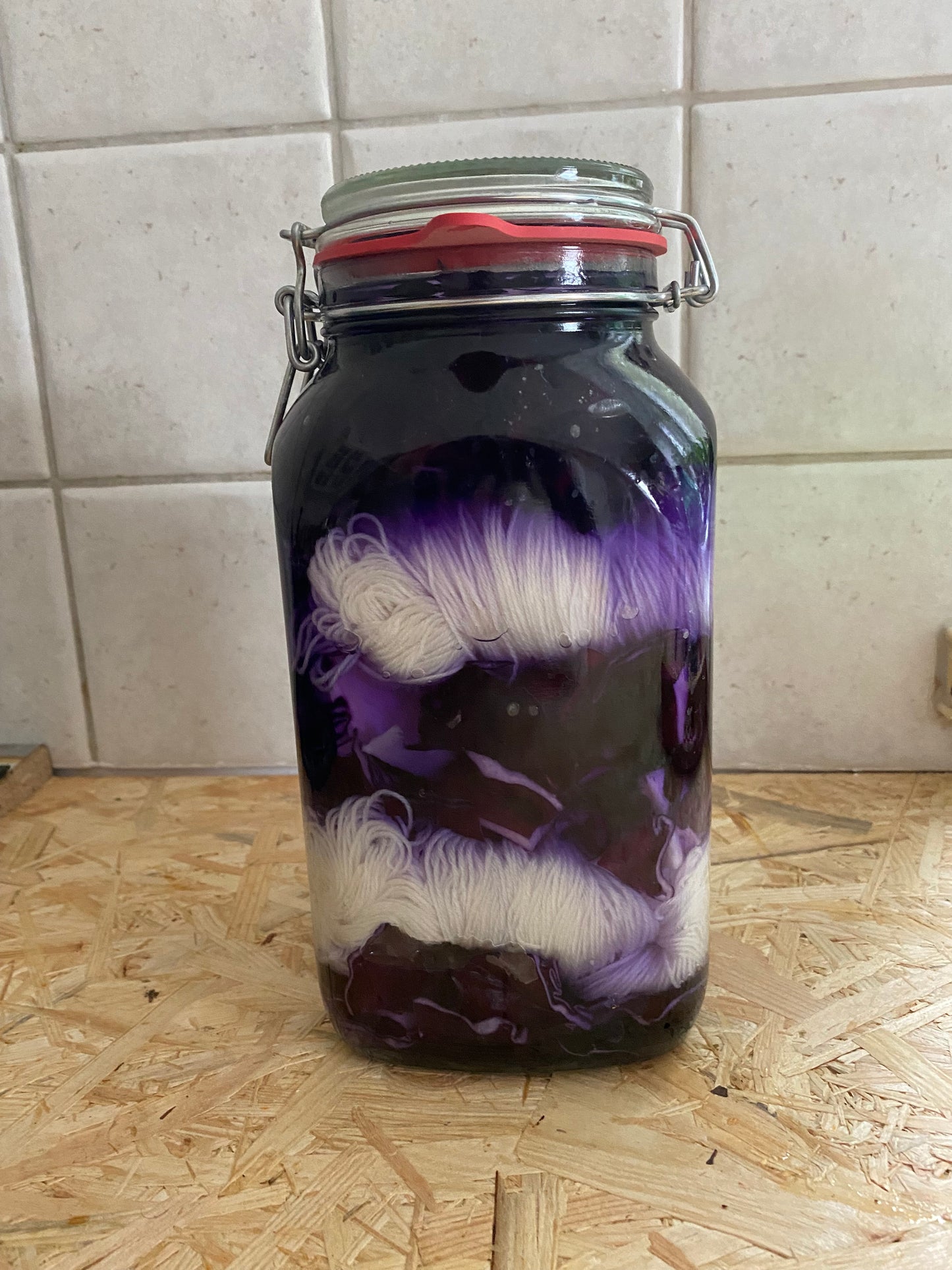 Bambus Sockenwolle 4fädig - 💙 Rotkohl – das Blau der stillen Stunden