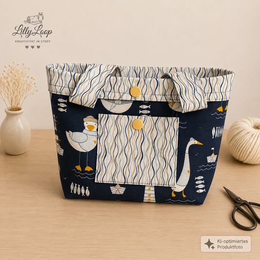 🎁 Bobbeltasche offen Wunschanfertigung (Stoffkollektion)