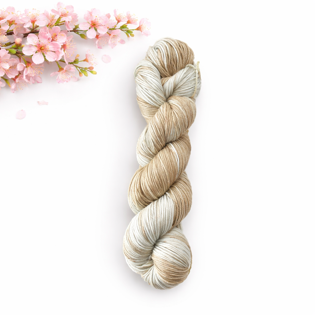 Bambus Sockenwolle 4fädig - 🍊 Roibusch & Granatapfel – warm, würzig, wohlig